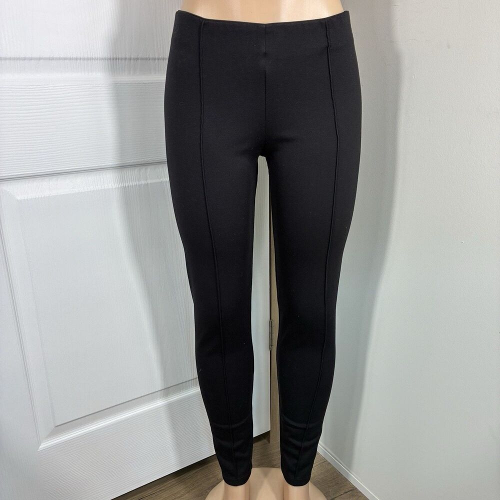 Seven.Seven womens stretch pants sz 10 black work school Minimalist